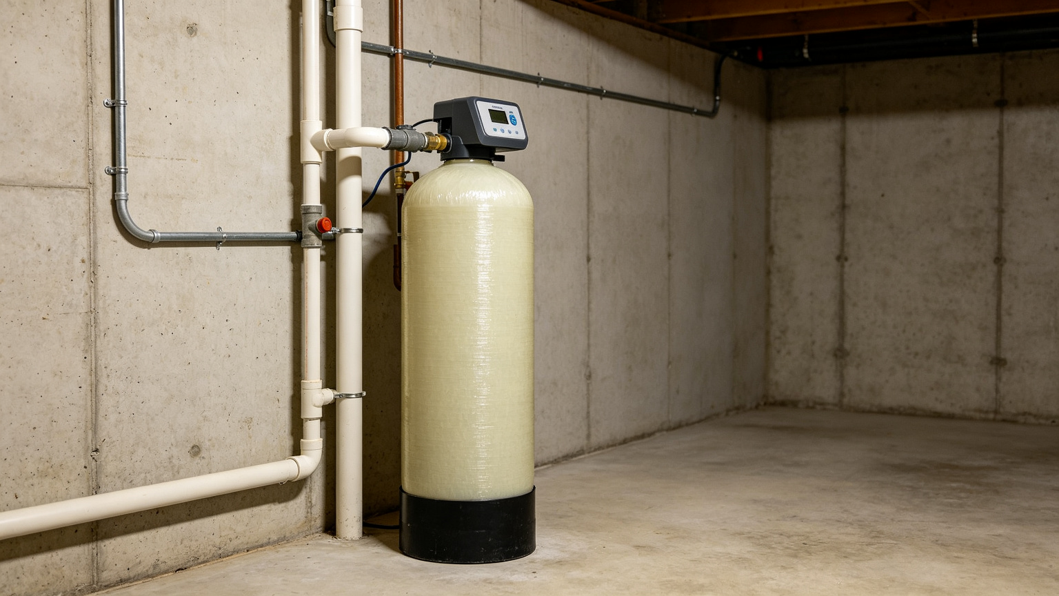 Water softener installation